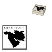 Paspoortstempel Midden-Oosten Rubberstempel (Gestempeld)