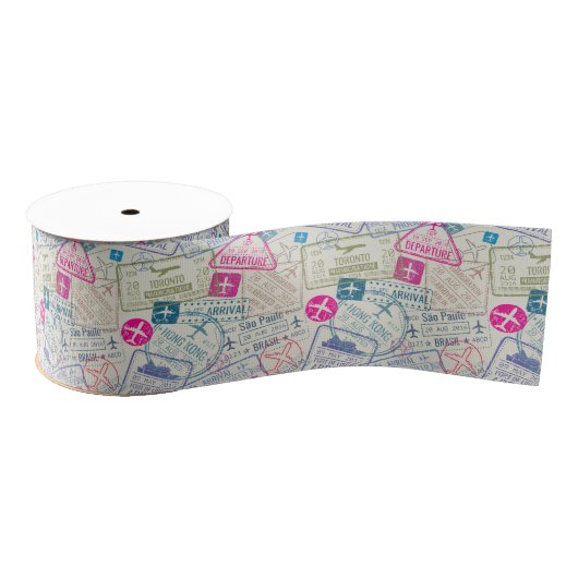 Paspoortstempel Revel Thed Ribbon Grosgrain Lint (Spoel)