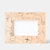 Paspoortstempels Design geëtst Afbeelding Lijst Gegraveerde Lijstjes (Voorkant)