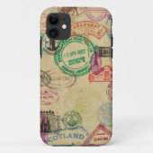  paspoortstempels iPhone robuust Extreme Hoesje (Achterkant)