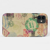  paspoortstempels iPhone robuust Extreme Hoesje (Achterkant (horizontaal))