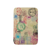  paspoortstempels - kleine bath Mat (Voorkant Verticaal)
