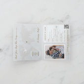 Paspoortstijl Bewaar de datum Bestemming Bruiloft Aankondiging (Binnen)