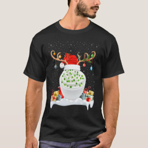 Paspoortverlichting voor rendieren — kerstman — zu t-shirt