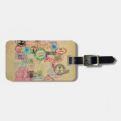  paspoortzegels bagagelabel (Voorkant horizontaal)