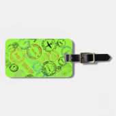 Paspoortzegels Bagagelabels (Voorkant horizontaal)