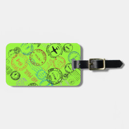 Paspoortzegels Bagagelabels