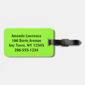 Paspoortzegels Bagagelabels (Achterkant horizontaal)