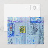 Paspoortzegels Briefkaart (Voorkant / Achterkant)