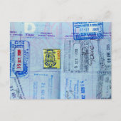Paspoortzegels Briefkaart (Voorkant)