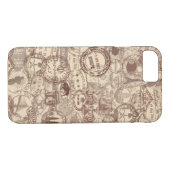 paspoortzegels iPhone Case (Achterkant (Horizontaal))