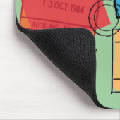 Paspoortzegels Mousepad Muismat (Hoek)