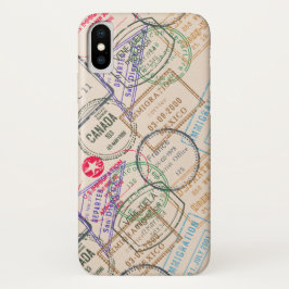 Paspoortzegels reizen Case-Mate iPhone case