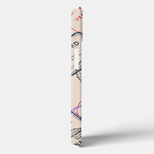 Paspoortzegels reizen Case-Mate iPhone case (Achterkant / Rechts)
