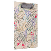 Paspoortzegels reizen klembord (Rechts)