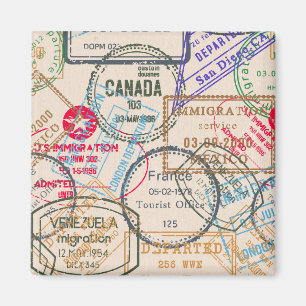 Paspoortzegels reizen magneet