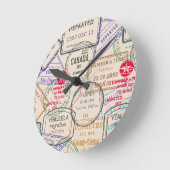 Paspoortzegels reizen ronde klok (Hoek)