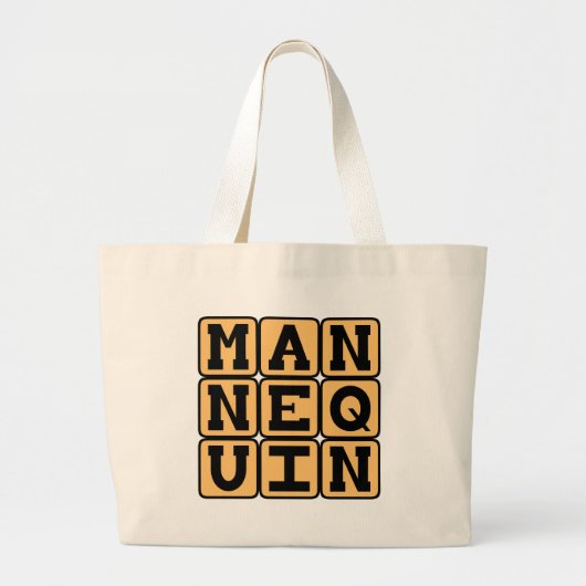 Paspop, Modellenpop Grote Tote Bag (Voorkant)