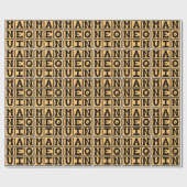 Paspop, Modiepop Cadeaupapier (Vlak)