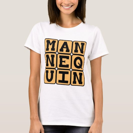 Paspop, Modieus Popmannequin T-shirt (Voorkant)