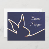 Pasqua | Fijne Pasen Briefkaart (Voorkant / Achterkant)