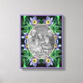 Pasque Bloemen Frame Maak Je Eigen Foto Canvas Afdruk (Voorkant)