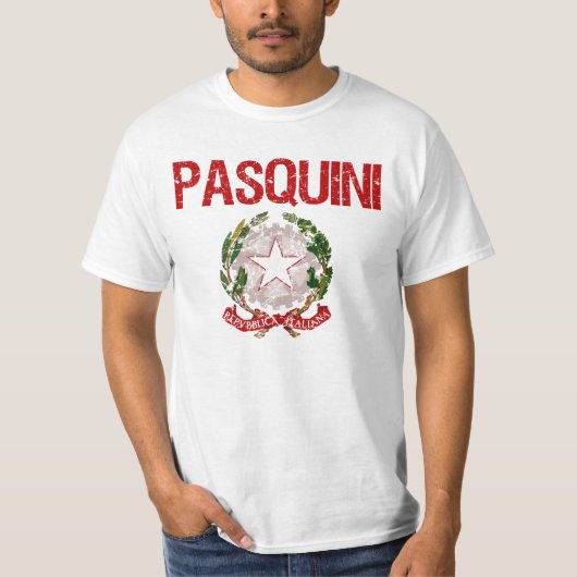Pasquini Italiaanse achternaam T-shirt (Voorkant)