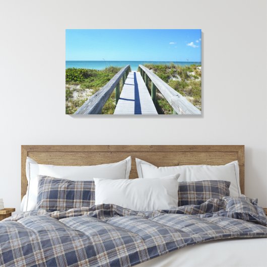 Pass-A-Grille Beach, Florida Canvas Afdruk (Insitu (Slaapkamer))