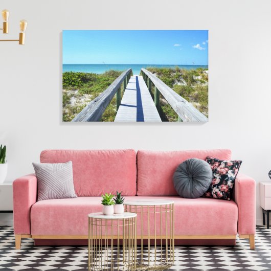 Pass-A-Grille Beach, Florida Canvas Afdruk (Insitu (Woonkamer))