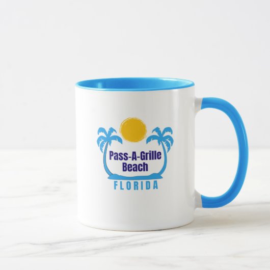 Pass-A-Grille Beach Florida Coffee Mok (Rechts)