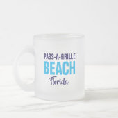Pass-A-Grille Beach Florida Coffee Mug Matglas Koffiemok (Links)