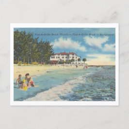 Pass-A-Grille Beach, Florida, strandscene Briefkaart