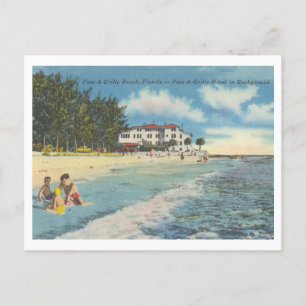 Pass-A-Grille Beach, Florida,  strandscene Briefkaart