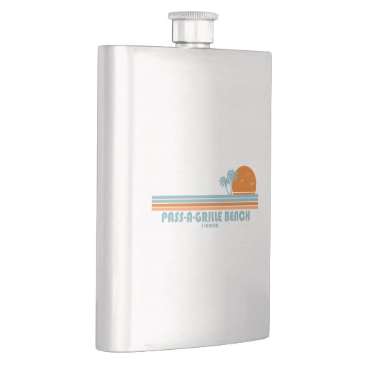 Pass-a-Grille Beach Florida Sun Palm Trees Flacon (Rechts)
