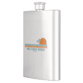 Pass-a-Grille Beach Florida Zon Palmboom Flacon (Links)