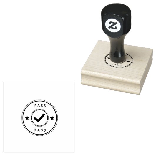 PASS Aangepaste tekst Golden Glitz inkt profession Rubberstempel (Gestempeld)