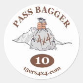 Pass Bagger 10 Sticker (Voorkant)
