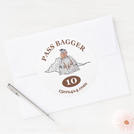 Pass Bagger 10 Sticker (Envelop)