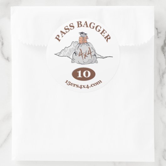 Pass Bagger 10 Sticker (Tas)