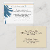 Pass Blue & Cream Visitekaartje (Voorkant / Achterkant)