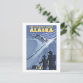 Pass Chilkoot, Alaska Gold Miners Briefkaart (Staand voorkant)
