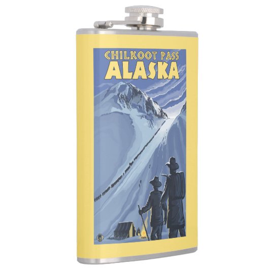 Pass Chilkoot, Alaska Gold Miners Heupfles (Rechts)