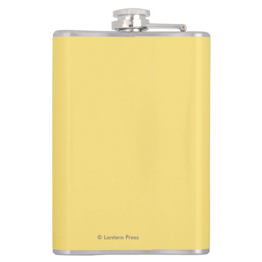 Pass Chilkoot, Alaska Gold Miners Heupfles (Achterkant)