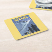 Pass Chilkoot, Alaska Gold Miners Kartonnen Onderzetters (Schuin)