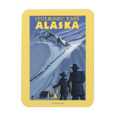 Pass Chilkoot, Alaska Gold Miners Magneet (Verticaal)