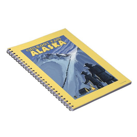 Pass Chilkoot, Alaska Gold Miners Notitieboek (Rechterzijde)