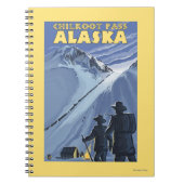 Pass Chilkoot, Alaska Gold Miners Notitieboek (Voorkant)