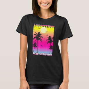 Pass Christelijk Mississippi Ms Summer Sunse T-shirt