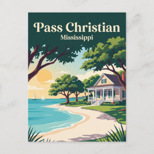 Pass Christian, Mississippi Briefkaart