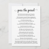 Pass De Parcel Party Game Kaart (Voorkant)